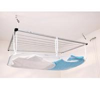 DRY-SMART AERONET Filet de séchage XL pour pulls, filet de séchage pour linge, filet de séchage pliable 115 x 75 cm, Lift, Flex et sèche-linge de plafond en aluminium