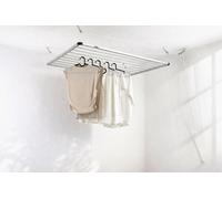 DRY-SMART LIFT (vers. Basic) Séchoir à linge fixé au plafond. Séchoir à linge peu encombrant, fixé au plafond, 120 cm, aluminium anodisé, élévable