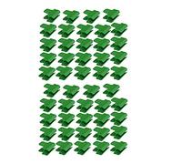DRYEN Lot de 48 colliers de serrage pour tuyau de jardin, accessoires de film d'abri de jardin, diamètre extérieur 16 mm, piquets pour plantes, clips en plastique pour serre, Vert