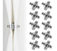 Dryxog 20 Pièces Magnétiques Aimant Rideau Bouton Pression Aimanté Embrasse pour Rideaux Aimants Puissants Aimant Moustiquaire Coupe Vent Anti Eclaboussures Aimants Douche pour Chambre Bain Bureau