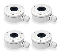 DS-1280ZJ-XS Boîtier de jonction arrière en aluminium pour caméras Bullet Hikvision DS-2CD2042WD-I, 2CD20xx Series (lot de 4)