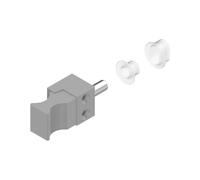 DS6219-007 Verrou de condamnation 19,5 mm pour portes coulissantes aluminium gris RAL9006