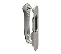 DS8295-007 Loqueteau encastré double 28-36 mm argenté satiné
