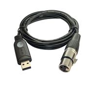 DSD TECH SH-RS09B Câble USB à DMX pour Freestyler QLC et Pi Open Lighting (1.8M/5.9FT)