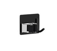 DSFDFDG Support De Vadrouille Mural Adhésif | Crochets multi-usages, crochet de suspension de balai, salle de bains, Organization de la maison(Black Hook,4 PCS)