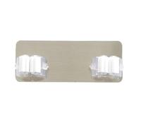 DSFDFDG Support Organisateur De Vadrouille Mural 2 Pièces | Crochets adhésifs multi-usages, crochet de suspension for brosse et balai(A-Double 1Pc-W)
