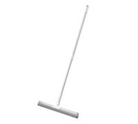 DSFGRTJ Balai et Raclette Manche en Aluminium antirouille, pour Les Poils d'animaux et Les Cheveux, intérieur/extérieur, Raclette Sol avec Manche(35cm)