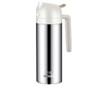 DSFGRTJ Spray Huile Cuisine Air Fryer 2 en 1 INOX Spray Huile d'olive Distributeur Huile d'olive avec Poignée Antidérapante pour Grillades Pâtes Barbecue Cuisine(White,500ml)
