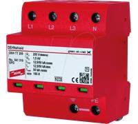 DSH TT 255 - Parafoudre combiné type 1+2, TT + TN-S