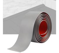 Dshunnc Barre de Seuil Adhesive 5cm x 300cm Flexible PVC Gris Foncé Découpable Barre de Seuil Anti-chute et Antidérapant Seuil de Porte Adhésif Idéal pour Carrelage Parquet Porte