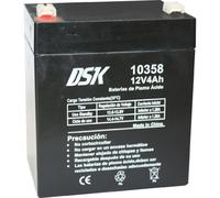 DSK - Batterie AGM plomb-acide rechargeable 12V 4Ah