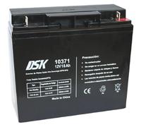 DSK - Batterie plomb-acide AGM scellée et rechargeable 12V 18Ah pour UPS-SAI