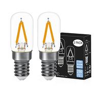 DSLebeen Ampoule LED E14 pour Réfrigérateur,Blanc Chaud 2700K,250LM,2W équivalent à 25W, Réfrigérateur,Frigo,Lampe de Sel,Lustre Cristal,Lampes de,Machine a Coudre,Nuit,ampoule hotte,Non Dimable