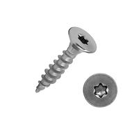 DSM - Vis à bois 3,5 x 30 mm - acier inox A2/V2A - tête fraisée Torx TX10 - filetage total - homologation ETA - vis universelles, vis aggloméré - 1000 pièces