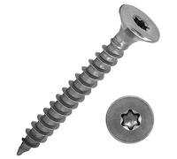 DSM - Vis à bois 5 x 100 mm - acier inox A2/V2A - tête fraisée Torx TX25 - filetage total - homologation ETA - vis universelles, vis aggloméré - 1000 pièces
