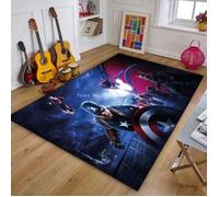 DSN-6919 Tapis de porte «The avengers Marvel» super-héros iron Man américain chambre à coucher salon cuisi Taille:120x180cm