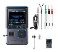 DSO-TC4 Oscilloscope Numérique, 3 en 1 Testeur de Transistor/Générateur de Signal/Oscilloscope Portable, Bande Passante 10MHz, 48Ms/s Échantillonnage, avec Protection Contre la Surchauffe