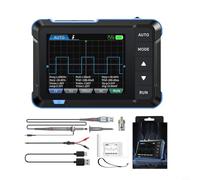 DSO153 Oscilloscope numérique portable avec bande passante de 1 MHz, taux d'échantillonnage 5 MS/s, 2 en 1 pour mini générateur de signal jusqu'à 10 kHz, écran LCD de 7,1 cm, portée portable pour test