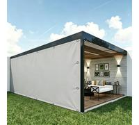 DSRDRFG Voile d’ombrage Rectangulaire 1.35x4m Toile Ombrage Imperméable, 220g/m² PES Protection UV 95% Bâche Dombrage Voile Solaire Pare-Soleil Jardin pour Extérieur Patio Terrasse, Gris Clair