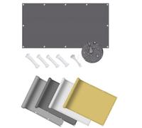 DSRDRFG Voile d’ombrage Rectangulaire 1.5x2.3M Toile Ombrage Imperméable 95% Une Protection des Rayons UV avec Oeillets et Cordons pour Extérieur Terrasse Jardin pergola Balcon (Anthracite)