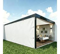 DSRDRFG Voile d’ombrage Rectangulaire 2.2x1m Toile Ombrage Imperméable, 220g/m² PES Protection UV 95% Bâche Dombrage Voile Solaire Pare-Soleil Jardin pour Extérieur Patio Terrasse, Blanc