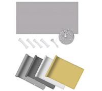 DSRDRFG Voile d'ombrage 4x8M Rectangulaire Imperméable Bache Ombrages Exterieur Protection Polyester Solaire Auvent Bloque 95% Rayons UV pour Jardin, Terrasse, Balcon, Extérieur, Gris