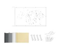 DSRDRFG Voile d'ombrage 5x6.5M Cache Vue Opaque Imperméable avec Protection Anti-UV Pare-Soleil Extérieur, Protection Solaire pour Terrasse, Piscine, Mobilier de Jardin D'extérieur, Blanc