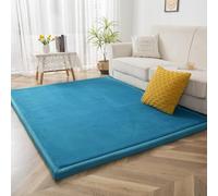 DSSHENGDS De Salon Tapis De Chambre À Coucher Tapis Rampant pour Tapis Pliable,Tapis Anti-dérapant pour Chambre d'enfant en Velours Corail Tatami Tapis Chambre Fille 2cm-A- 120 * 180cm