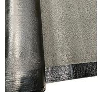 DSTOCK60 - Rouleau 1 Mètre de feutre bitumé gris anthracite "ardoise pilée" - Largeur 1 m - Couvre 1m² - Découpe au mètre - Etanchéité toiture, niche, cabane...