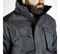 DSTOCK60 - Veste de Travail pour Homme LMA Céramique - Gris Nuit/noir - 2064 - Blouson de travail homme - Tailles allant de 3 à 8 (M à 4XL)