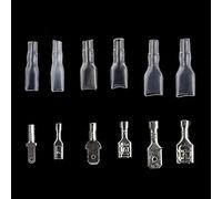 DSZUJTYROP Kit d'assortiment de 900 cosses à isolées for Fils électriques (2,8/4,8/6,3 mm) avec boîte