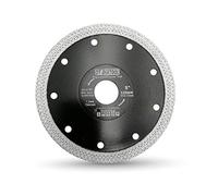 DT-DIATOOL Disque à Tronçonner Diamante 125 mm Lame de Scie avec X Maille Turbo pour Porcelaine Tuile Marbre Céramique Granit