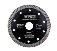 DT-DIATOOL Disque à Tronçonner Diamante 125 mm x 22,23 mm Super Mince Lame de Scie pour Porcelaine Tuile Marbre Céramique Granit