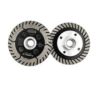 DT-DIATOOL Disque à Tronçonner Diamante 2 Pièces 75 mm x M14 Lame de Scie Double Face pour Couper Meulage Béton Granit Marbre Pierre