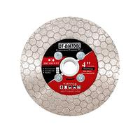 DT-DIATOOL Disque diamanté pour carrelage 105 mm avec bride M14 pour la coupe et le polissage des bords des carreaux en porcelaine, céramique, marbre, pierre artificielle - Lame de scie à diamant