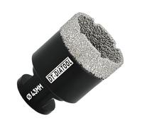 DT-DIATOOL Foret Diamant 43mm Scie Cloche pour Forage à Sec Carrelage Porcelaine Marbre Céramique Granit
