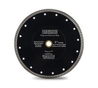 DT-DIATOOL Lame de scie diamantée 230 mm Disque de coupe ultra fin avec segments turbo pour céramique, granit, marbre, pierre artificielle