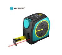 (DT10-B3) DT10 / DT11 Mètre ruban télescopique laser Télémètre numérique 2 en 1 avec système anti-chute