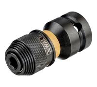 DT7508-QZ - Adaptador P/ llaves de Impacto de 1/2 a 1/4, Jaune/Noir