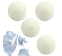 Dtaigou Boules anti-peluches pour sèche-linge,Billes de sèche-linge | Adoucisseur de tissu en laine réutilisable | Boules rondes réutilisables pour sèche-linge en laine, Gadgets ménagers de buanderie
