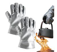 Dtaigou Gants De Four Résistants À La Chaleur | Gants De Cuisine pour Barbecue | Moufles De Cuisson BBQ | pour Hommes Femmes Appartement Cuisine Extérieur Grillade Cuisson au Four Barbecue Soudure