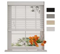 DTCH® Store vénitien Bambou intérieur, Blanc, 80 x 175 cm | Lamelles 50mm, bambou durable, protection solaire et visuelle, caisson acier avec couvre-joint, largeurs jusqu'à 250 cm