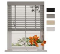 DTCH® Store vénitien Bambou intérieur, Gris Clair, 100 x 240 cm | Lamelles 50mm, bambou durable, protection solaire et visuelle, caisson acier avec couvre-joint, largeurs jusqu'à 250 cm