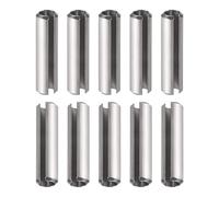 DTGN 10Paquet M6x30mm(DxL) Fente Ressort Broche pour Accueil Argent | Machine Fixation, Inox Acier Ressort Cheville Tension Rouleau Broche