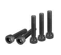DTGN 25pcs Vis À Tête Cylindrique À Six Pans Creux M6X30Mm Oxyde Noir