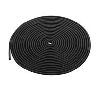 DTGN Bande d'étanchéité en caoutchouc mousse EPDM 7 mm x 10 m - 1 pièce - Idéal pour les meubles de bricolage - Joint d'étanchéité rond en caoutchouc mousse EPDM - Noir