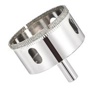 DTGN Scie cloche diamantée de 60 mm pour un travail précis dans le verre ordinaire, la céramique, le carrelage en céramique. Argent