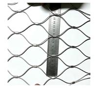 DTVEW 304 Grille Métallique Mesh Toile INOX, 5cm/1,5mm Filet pour Balcon | Filet de Sécurité Décoratif pour Jardin et Exploitation Agricole, Filet de Clôture pour Animaux(1x3m/3.3x9.8ft)