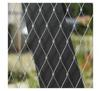 DTVEW Grillage Rigide, Mesh Grille MéTallique 4cm/1,5mm Filet pour Cages À Animaux et Volaille | Filet Décoratif pour Jardins, Fermes et Escaliers, Filet de Sécurité for Garde-Corps D'extérieur(0.8x4m)