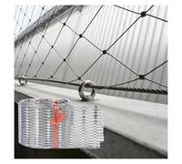 DTVEW Grille Métallique Mesh Toile INOX, Grillage Jardin Grillage 10cm/2mm Filet de Séparation, Escalier Balcon Filet de Protection(0.8x20m)